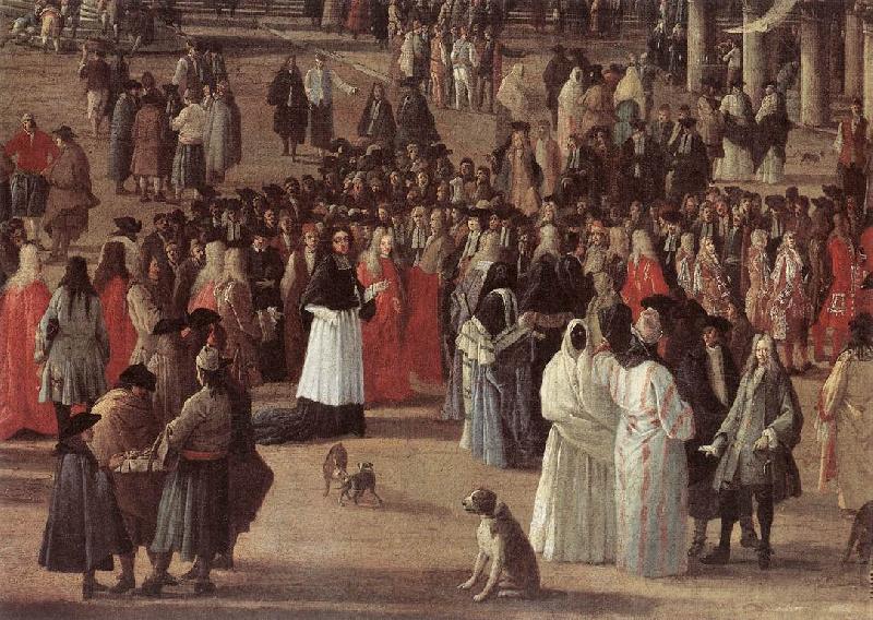 CARLEVARIS, Luca The Reception of Cardinal Cesar d Estrees (detail) oil painting image
